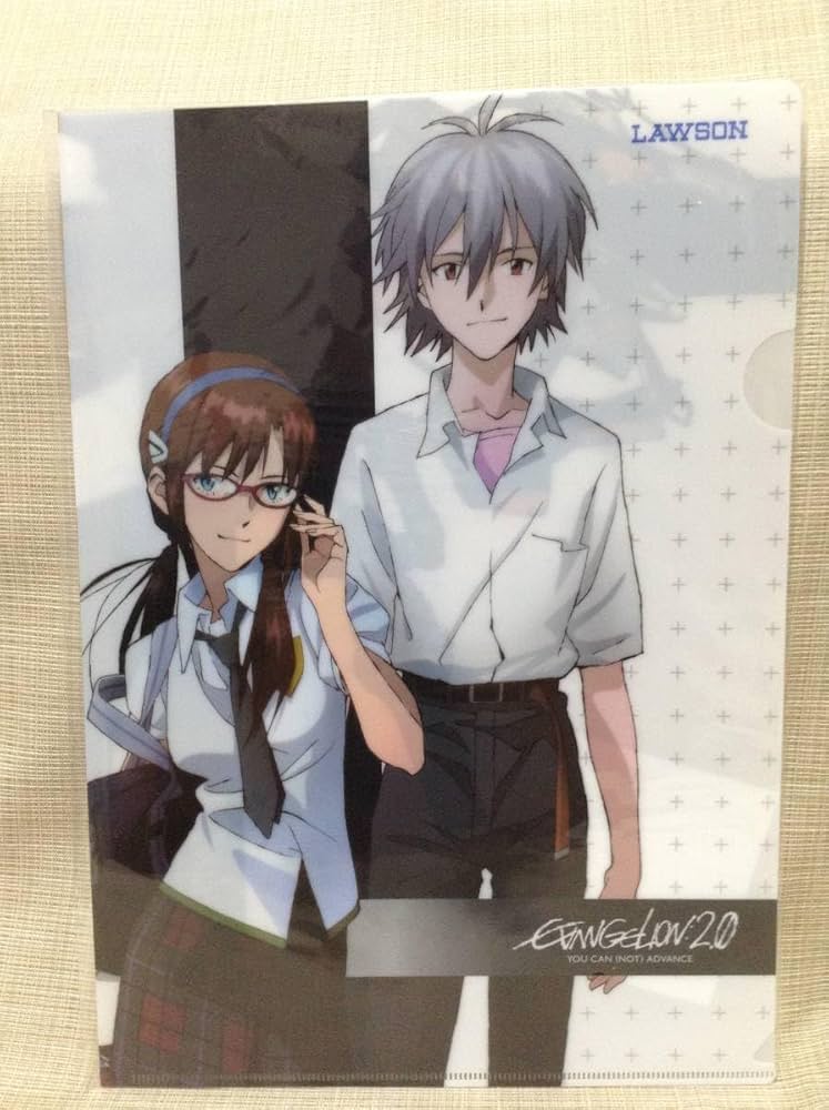 A4クリアファイル .エヴァマリ エヴァ JINS コラボ 真希波マリ クリア